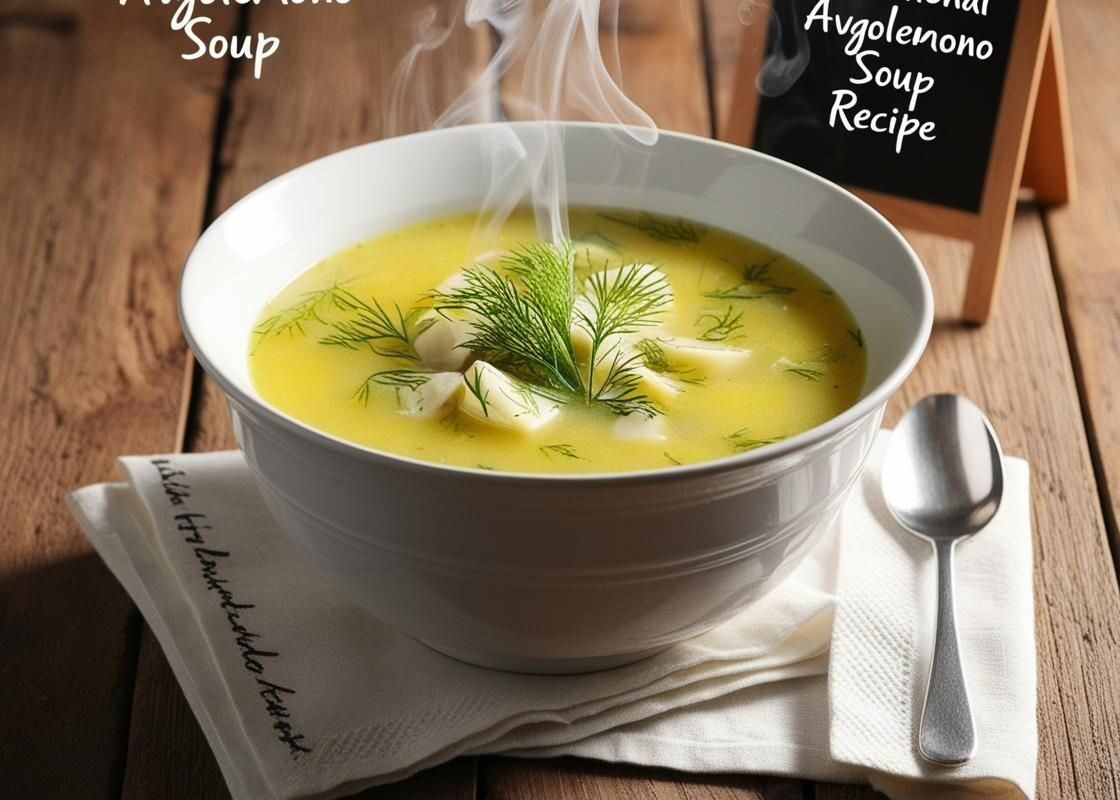 Traditional Avgolemono Soup Recipe